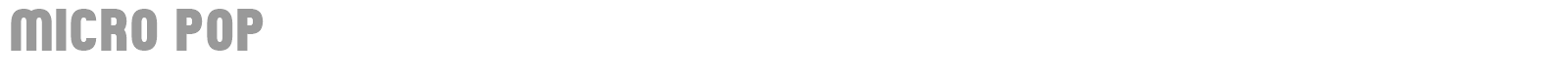 Micro Pop font preview